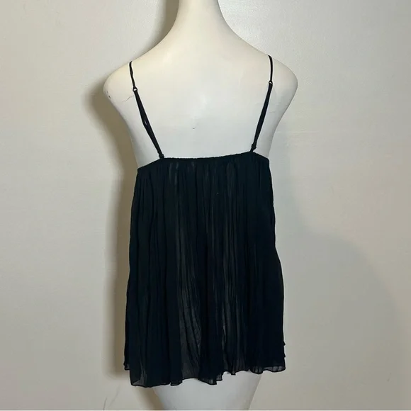 Victoria’s Secret S Black Babydoll Nightie Lace Sheer Lingerie Adjustable 2005 - Picture 6 of 10